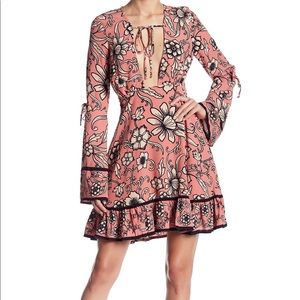 FL&L Ayla long sleeve mini dress